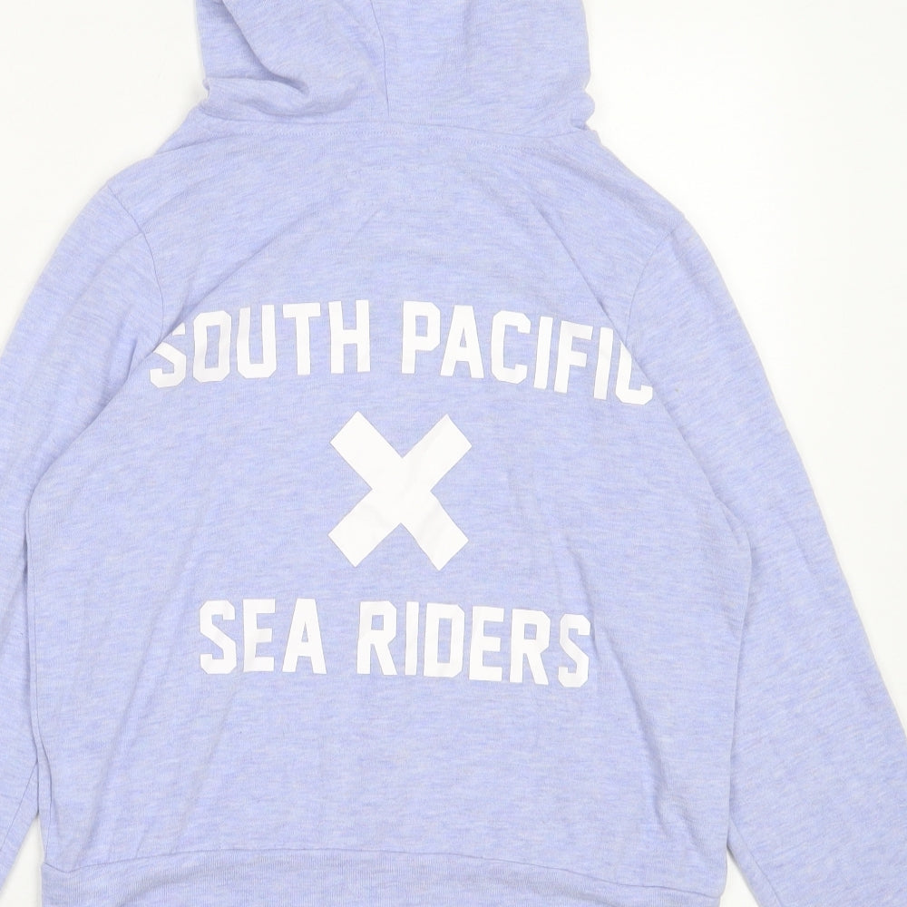 WestHill RedBird Womens Blue Polyester Full Zip Hoodie Size XS Zip - South Pacific Sea Riders