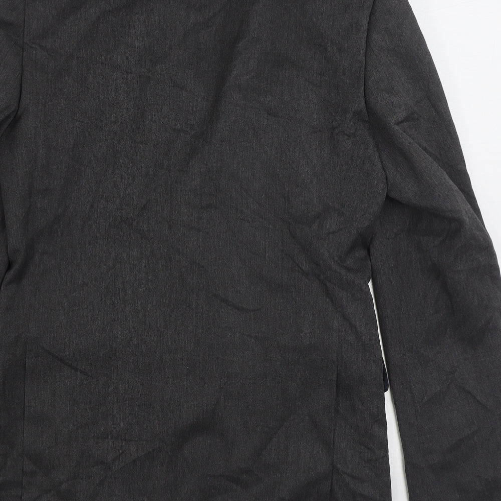 Marks and Spencer Mens Grey Polyester Jacket Suit Jacket Size 36