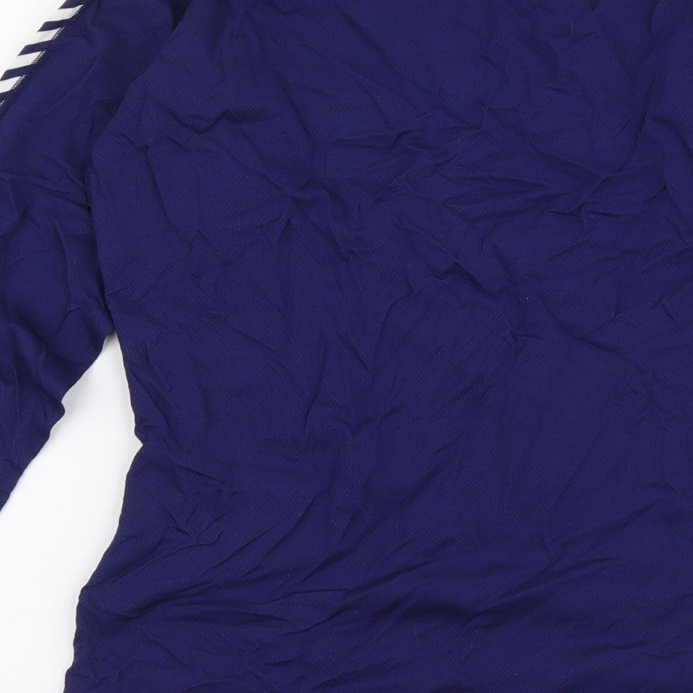 Helly Hansen Womens Blue Polypropylene Basic T-Shirt Size XL Round Neck Pullover