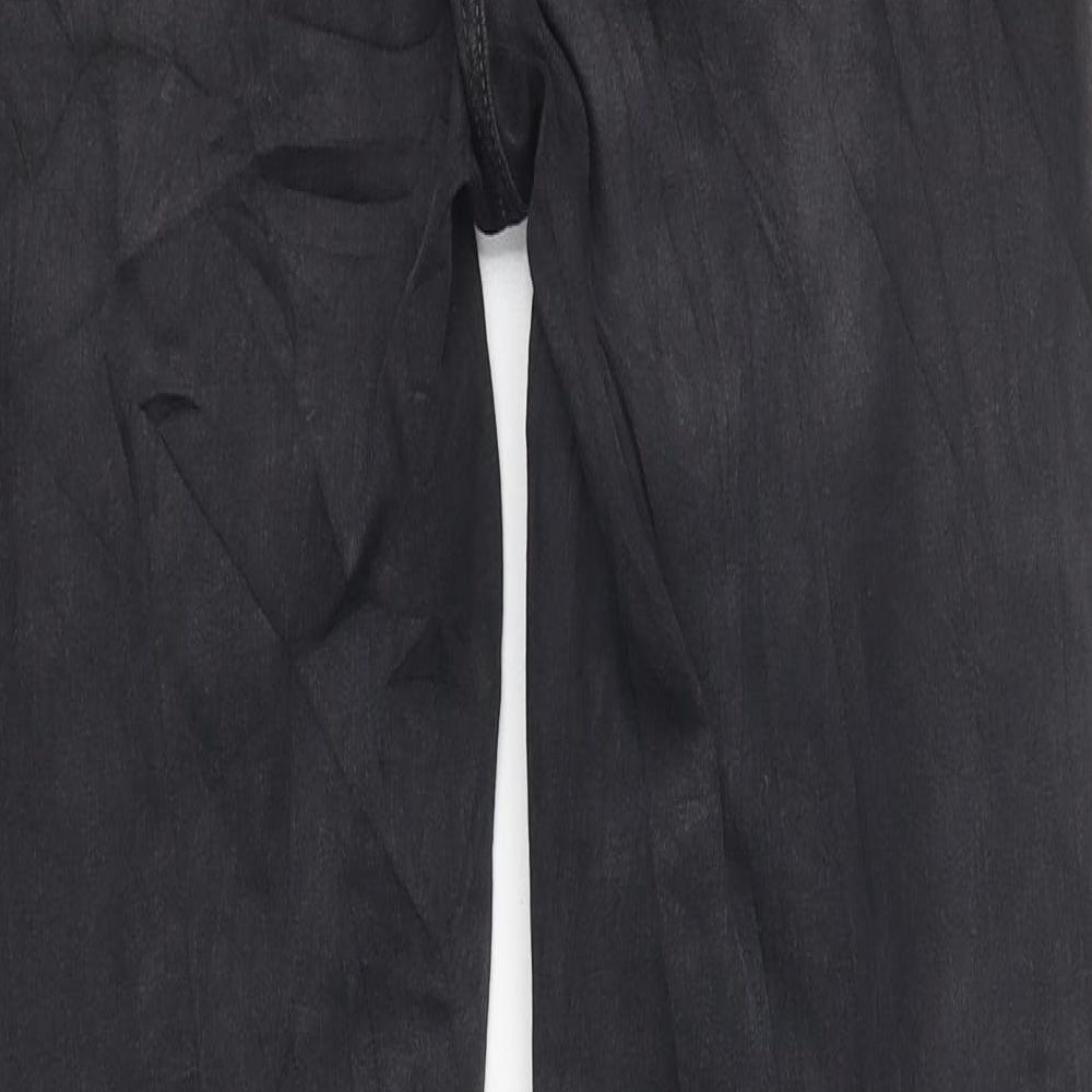 Marks and Spencer Womens Black Cotton Skinny Jeans Size 12 L38.5 in Regular Zip
