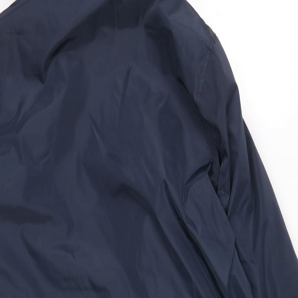 CAPSULE Womens Blue Parka Coat Size 16 Zip