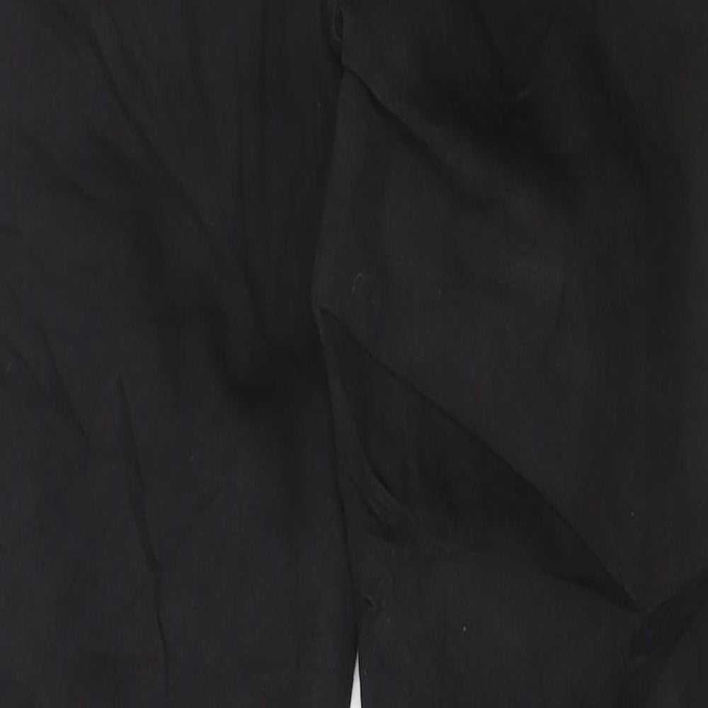 Marks and Spencer Womens Black Cotton Skinny Jeans Size 8 L28 in Regular Button