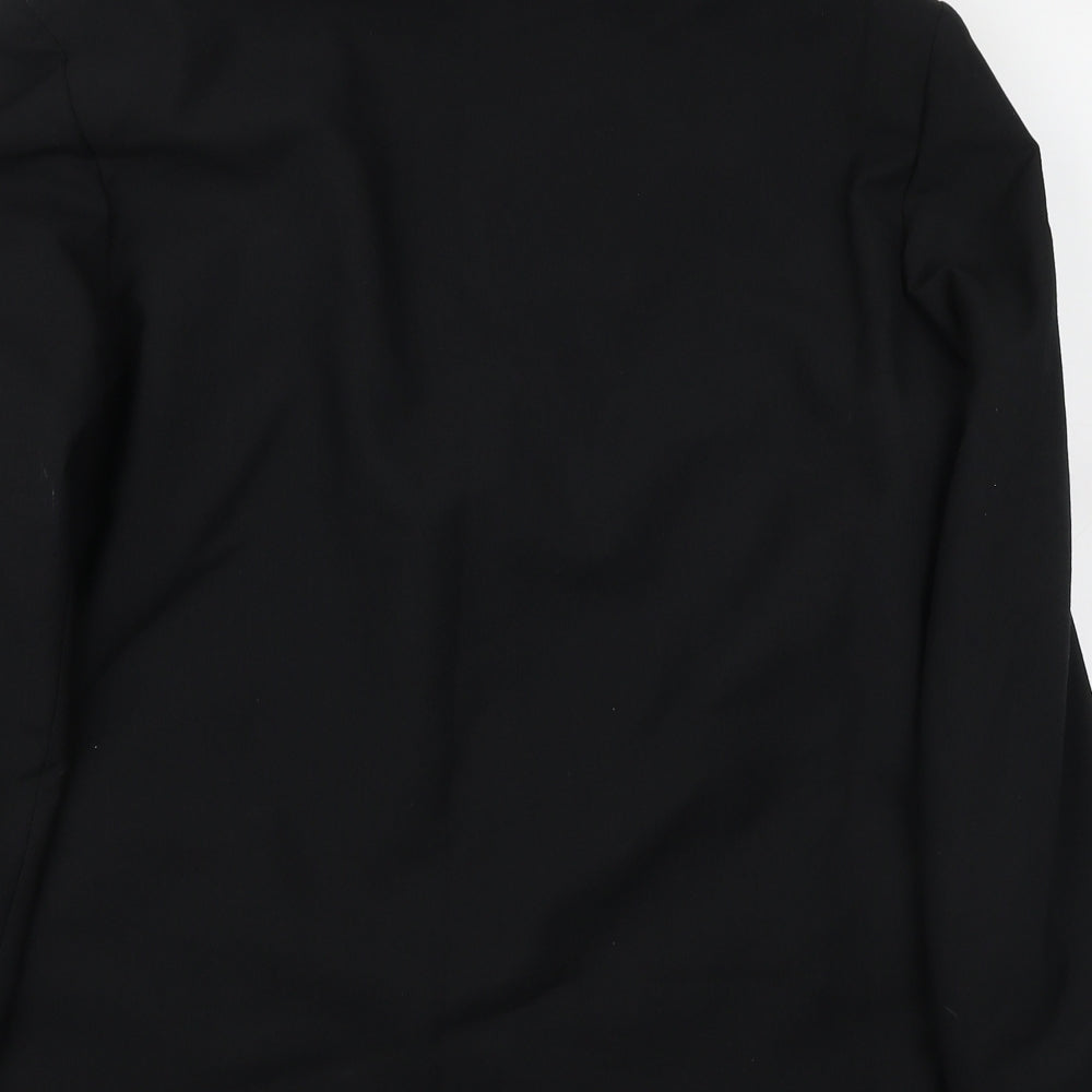 Yessica Mens Black Polyester Jacket Blazer Size L