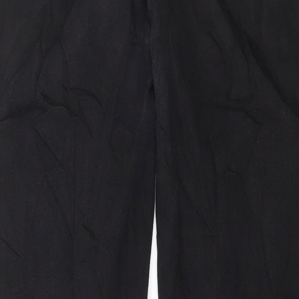 Marks and Spencer Womens Blue Cotton Straight Jeans Size 30 in L30 in Regular Button