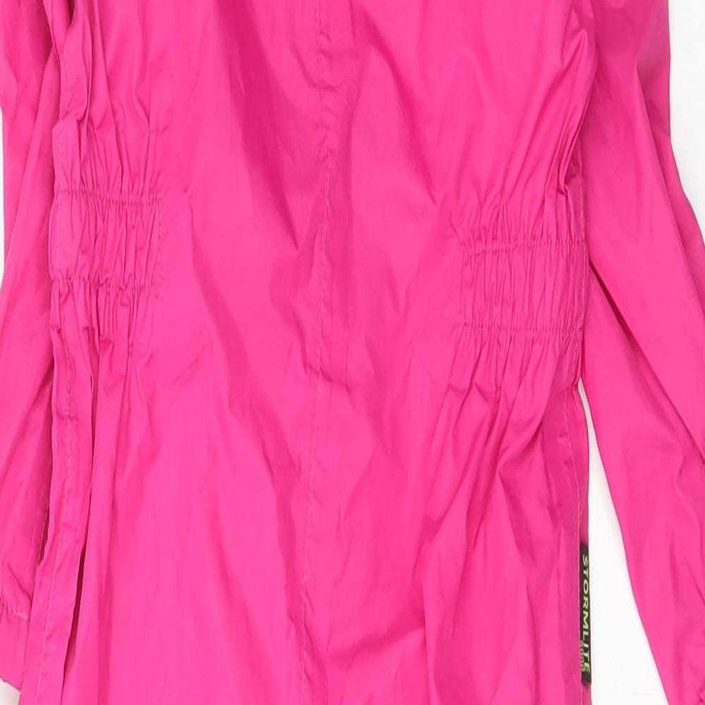 Gelert Girls Pink Rain Coat Snowsuit Size 3-4 Years Zip