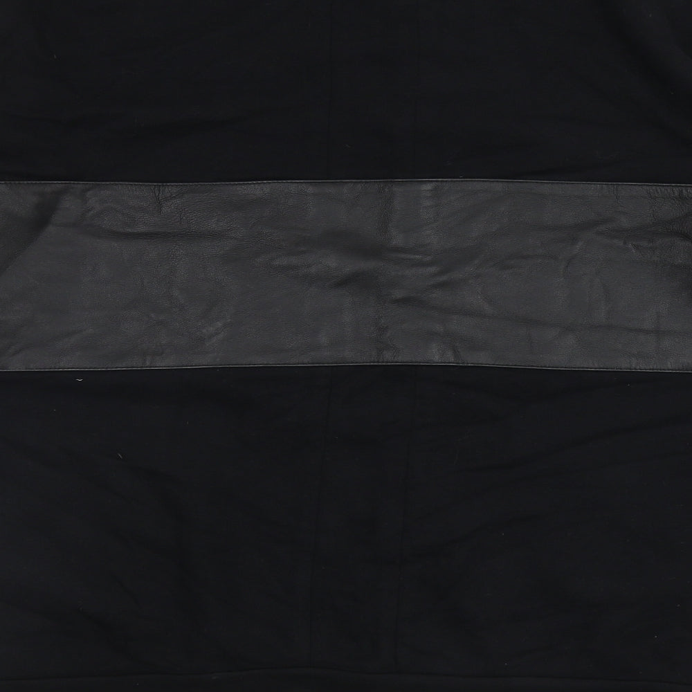 Lot78 Mens Black Cotton Pullover Sweatshirt Size XL