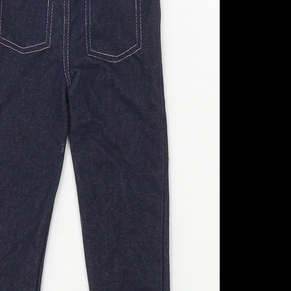 Babyworks Girls Blue Cotton Capri Leggings Size 12 Months Pullover