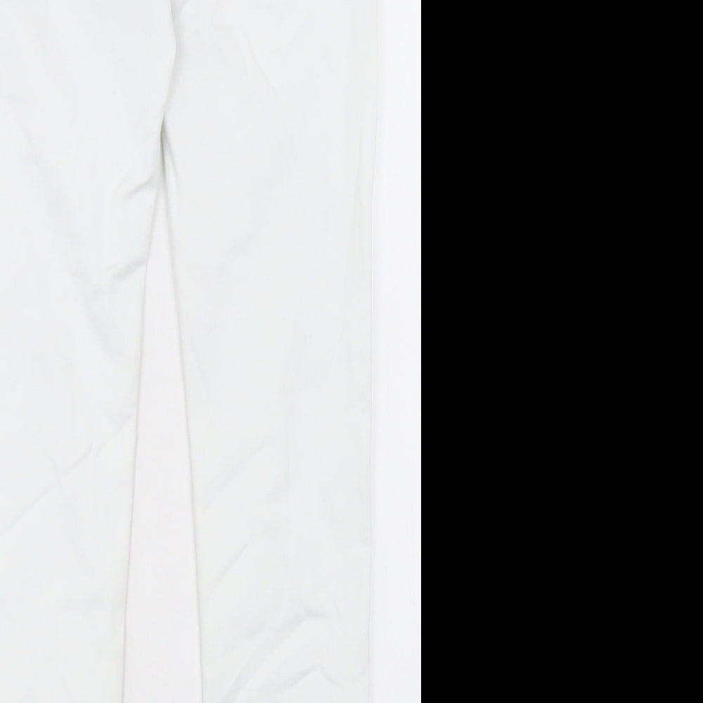 Marks and Spencer Womens White Cotton Skinny Jeans Size 8 L27 in Regular Button