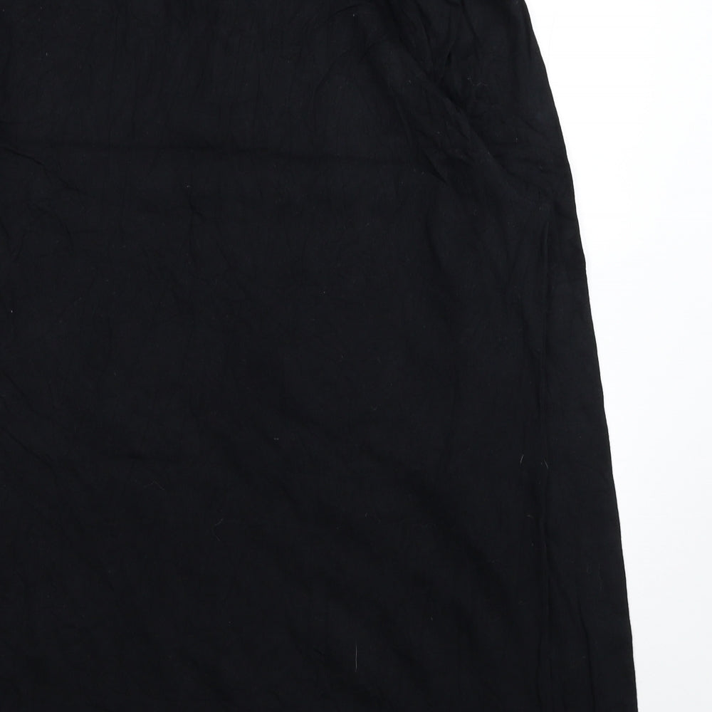 Very Mens Black Cotton Polo Size L Collared Pullover
