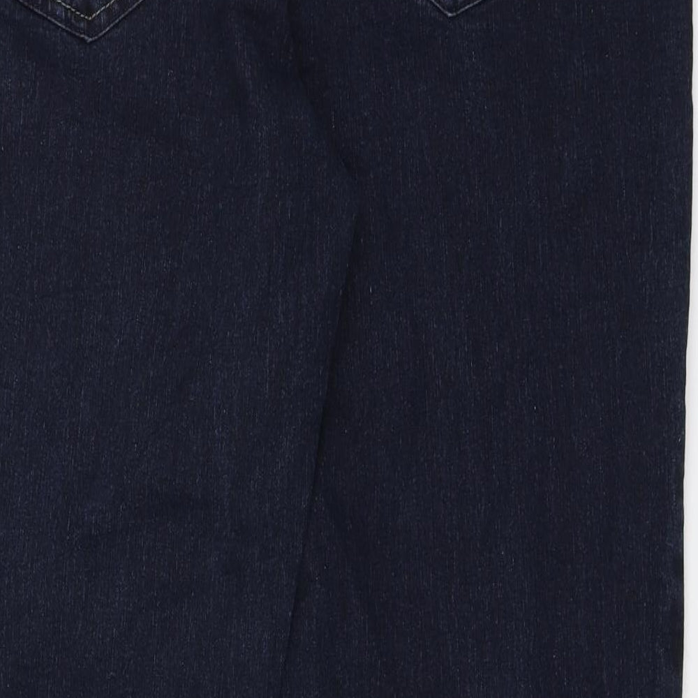 TU Womens Blue Polyester Tapered Jeans Size 20 L29 in Regular Zip