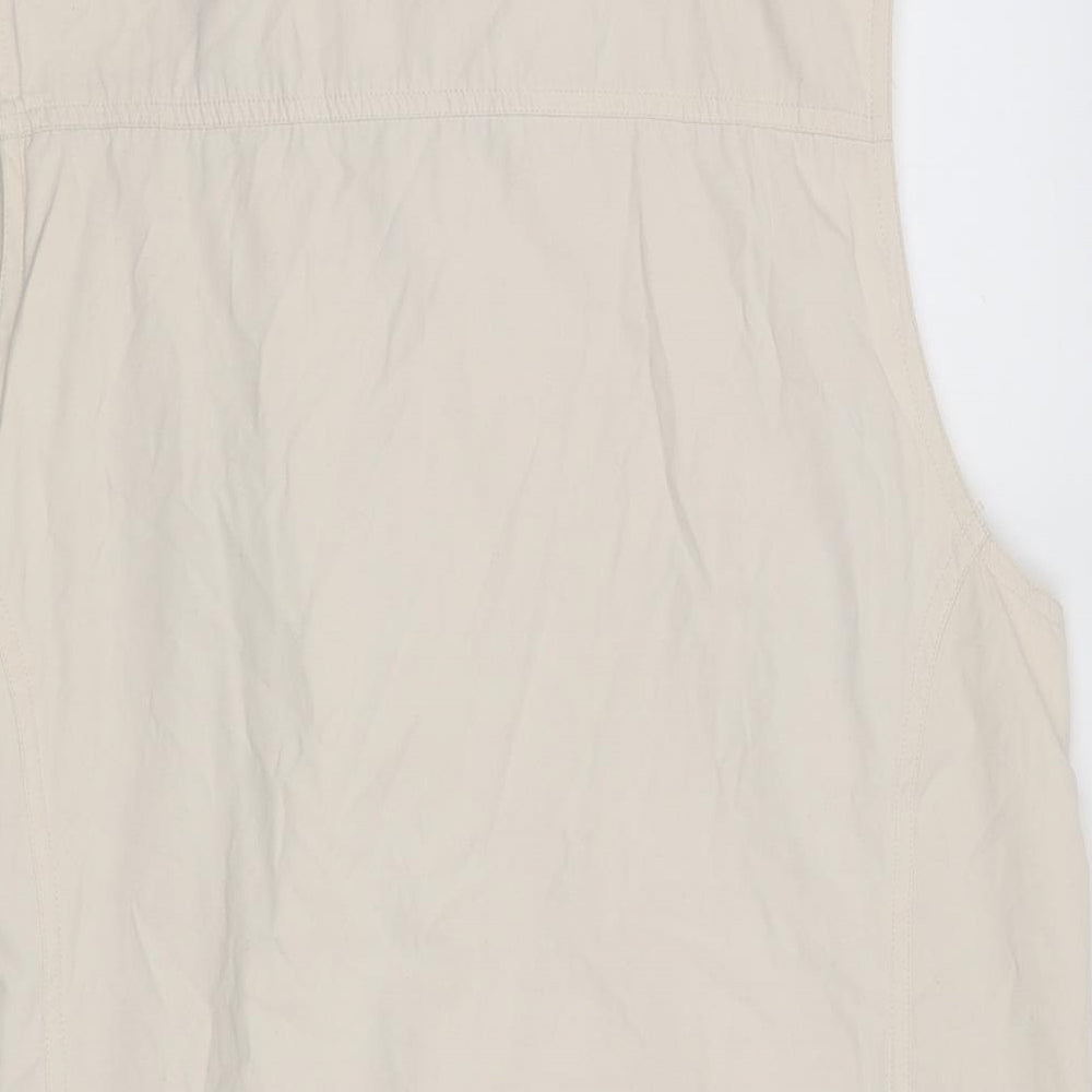 Nature Trail Mens Beige Jacket Waistcoat Size 42 Zip