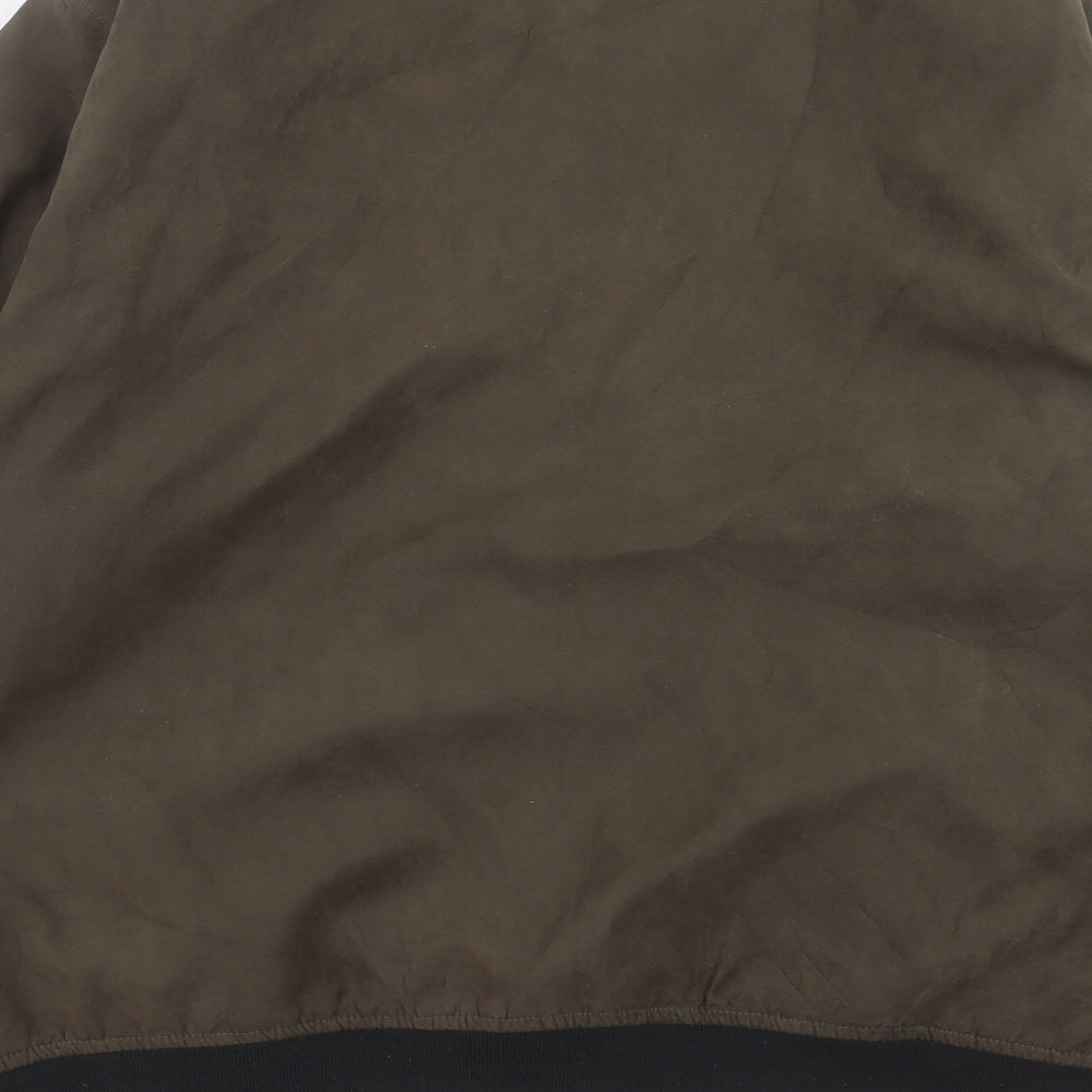 Matalan Mens Green Bomber Jacket Jacket Size 2XL Zip