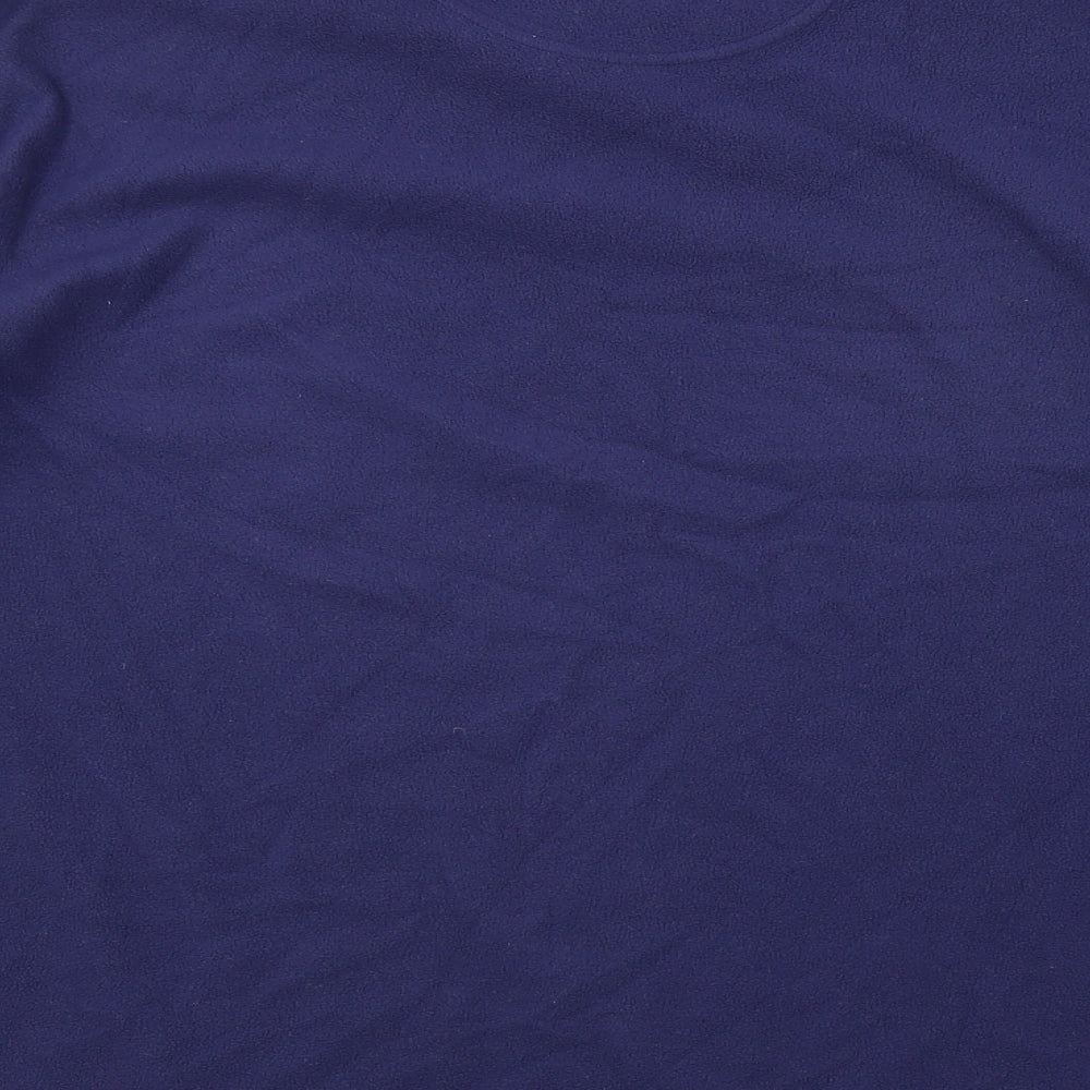 Peter Storm Womens Blue V-Neck Polyester Pullover Jumper Size 20