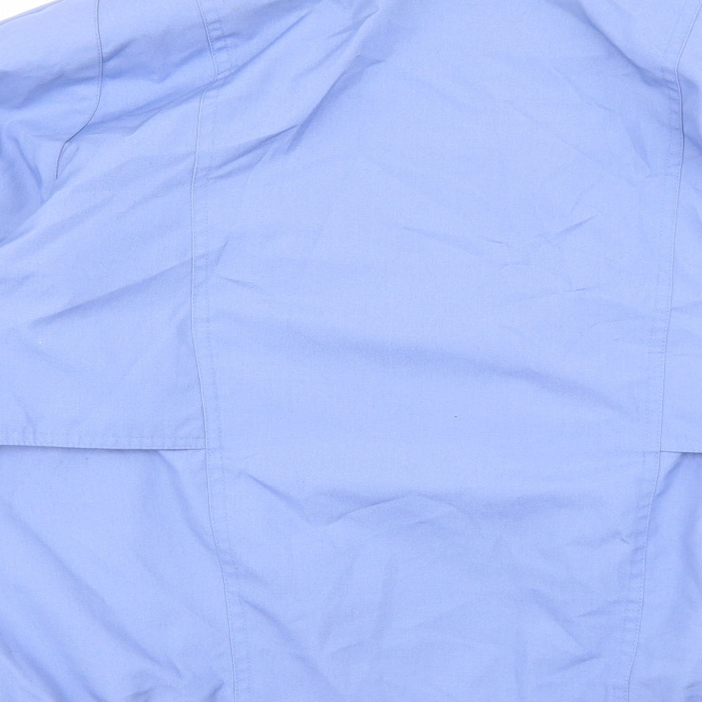 Ferracini Womens Blue Jacket Size 10 Zip