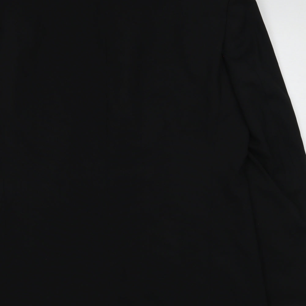 River Island Womens Black Polyester Jacket Suit Jacket Size 42