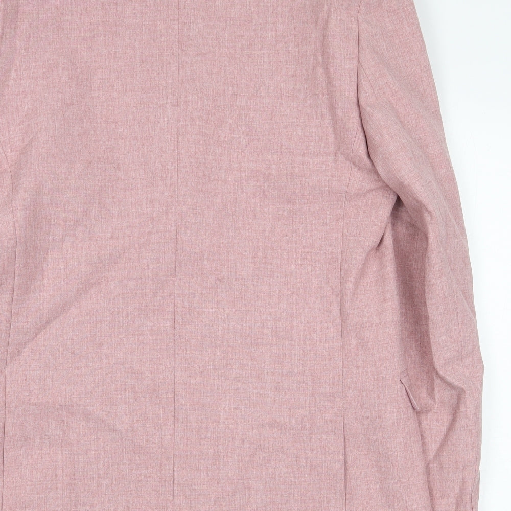 Marks and Spencer Boys Pink Jacket Size 13-14 Years Button