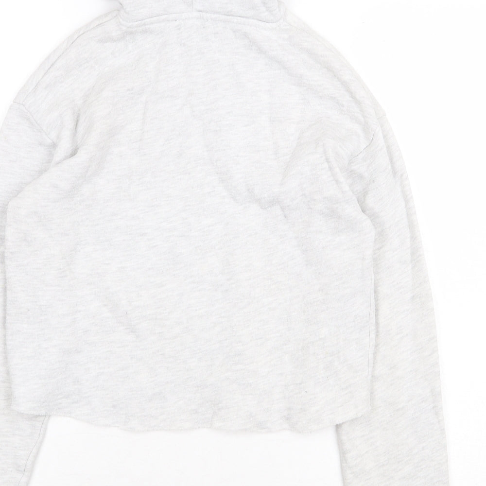Topshop Womens Grey Polyester Pullover Hoodie Size 4 Pullover - Philadelphia Panthers