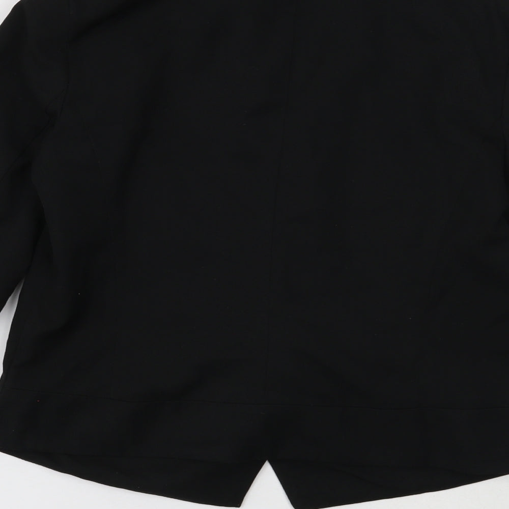 Gap Womens Black Jacket Size 6 Button