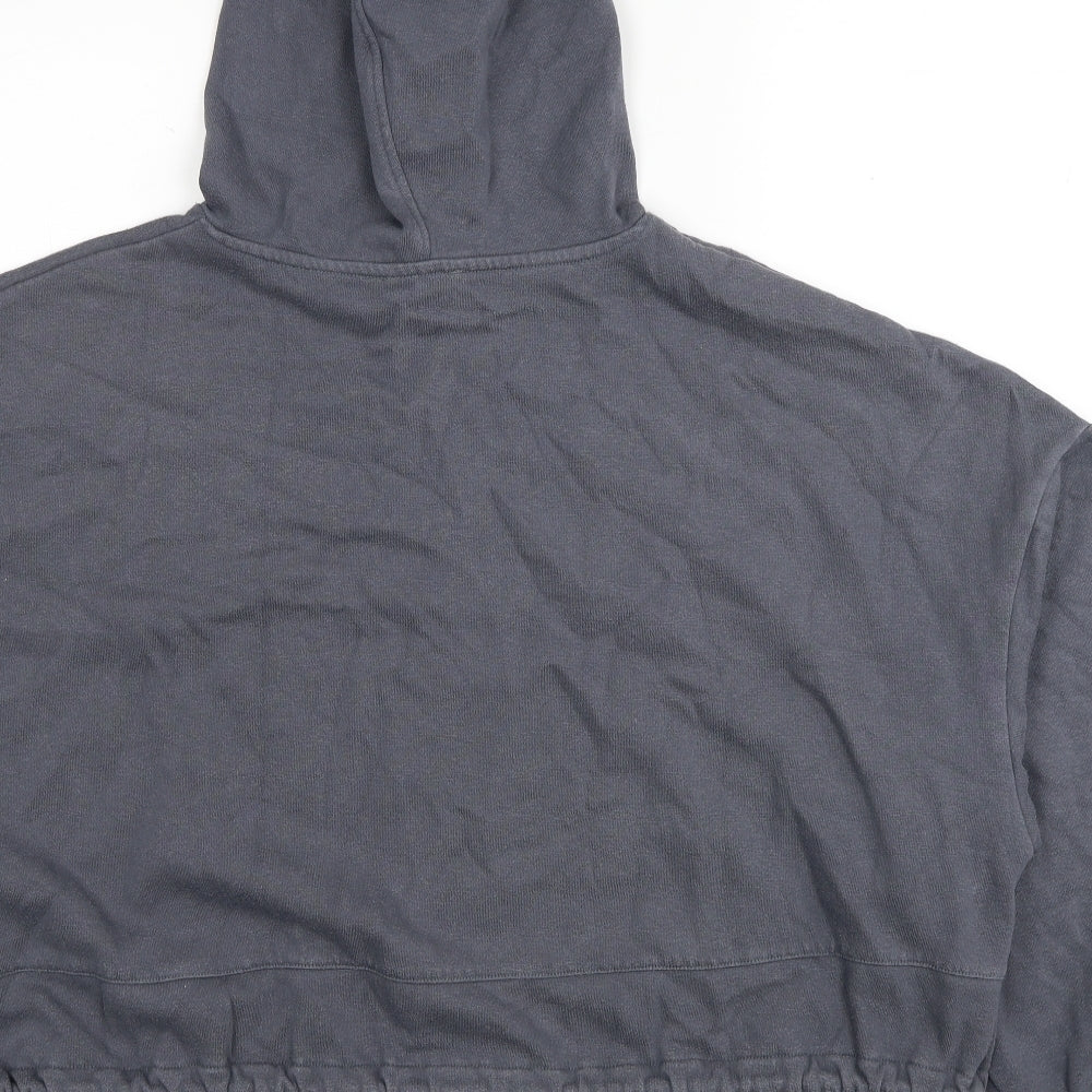 Marks and Spencer Womens Grey Cotton Pullover Sweatshirt Size 14 Pullover