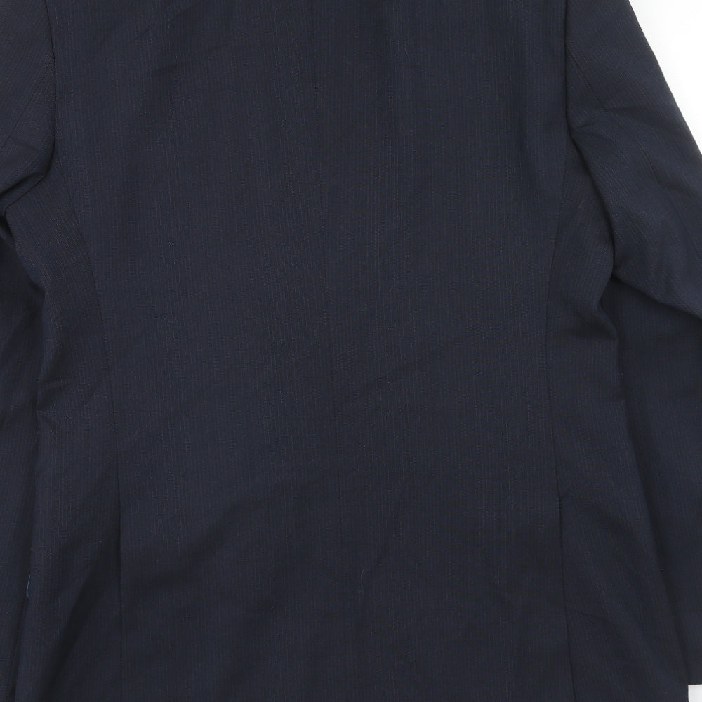 Marks and Spencer Mens Blue Wool Jacket Blazer Size 38