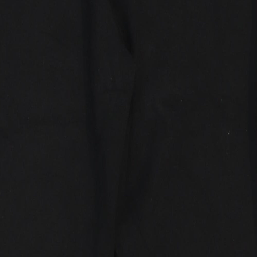 Star Womens Black Cotton Capri Leggings Size 12