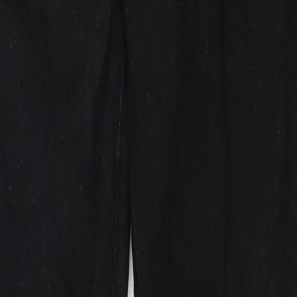 SheIn Womens Black Cotton Skinny Jeans Size M Regular Zip