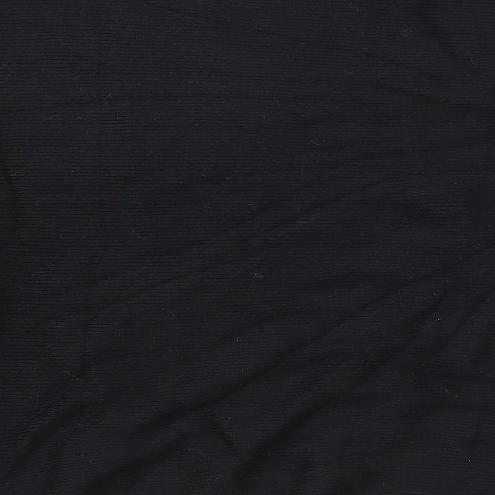 Friends Like These Womens Black Scoop Neck Viscose Pullover Jumper Size 18 - Colourblock Batwing