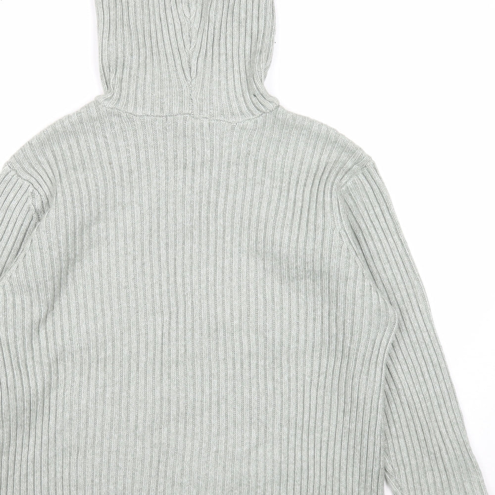 Marks and Spencer Womens Green Round Neck Polyester Pullover Jumper Size 2XL