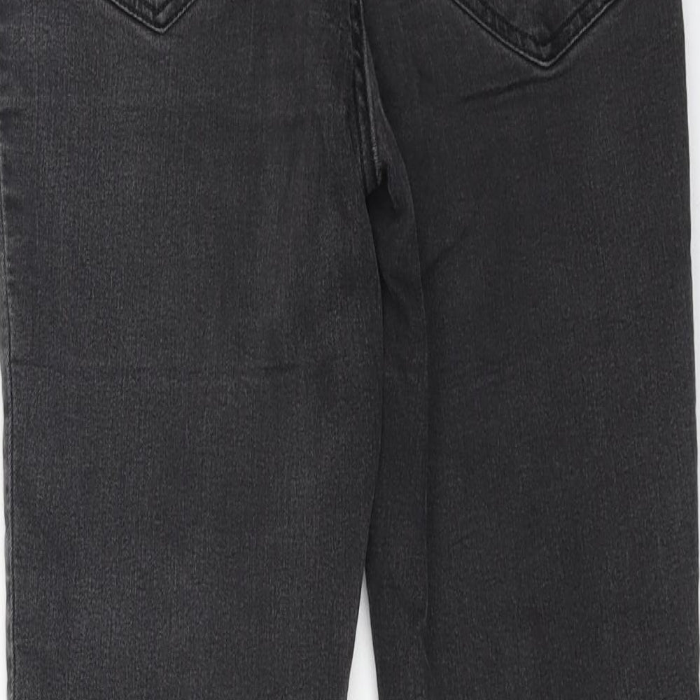 MNG Womens Black Cotton Skinny Jeans Size 6 L26 in Regular Button