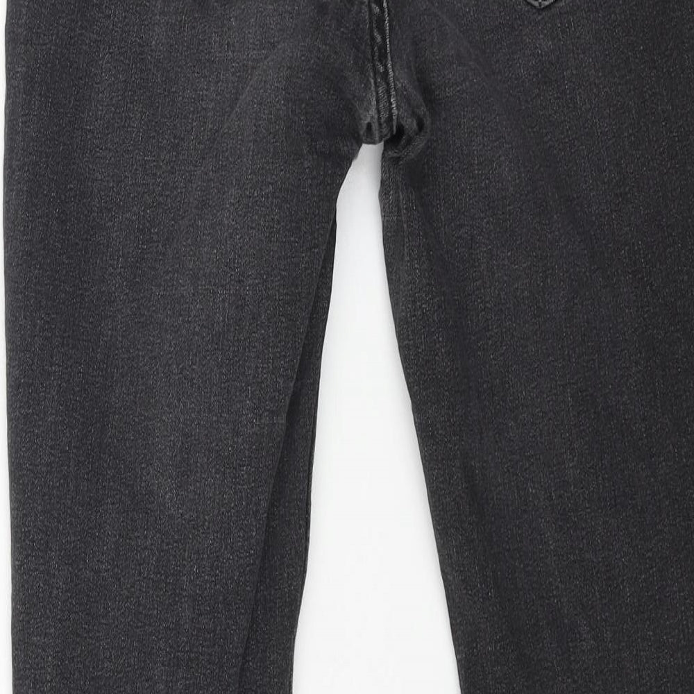 Marks and Spencer Womens Beige Cotton Skinny Jeans Size 10 L26 in Regular Button