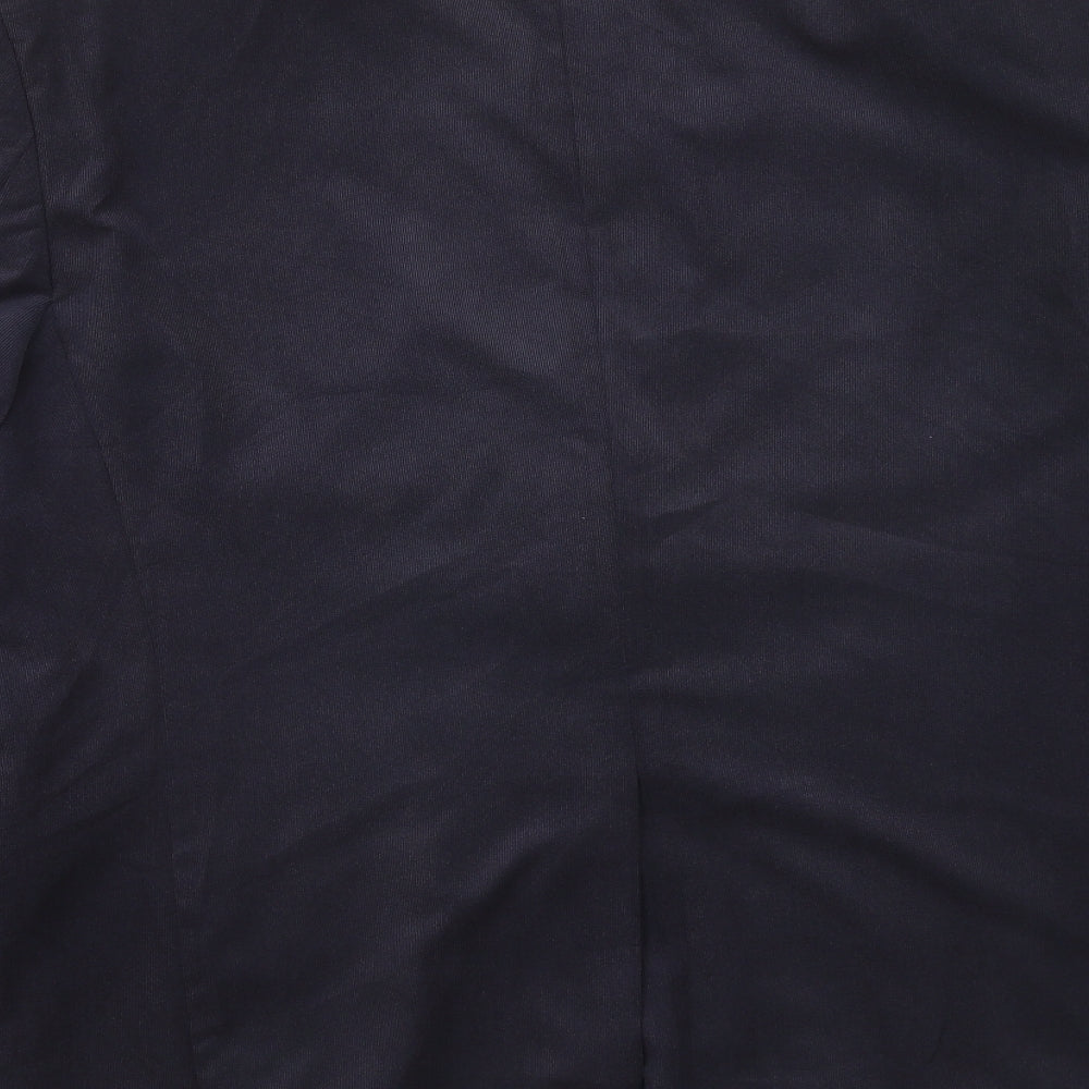 Marks and Spencer Mens Blue Polyester Jacket Blazer Size 42 Regular