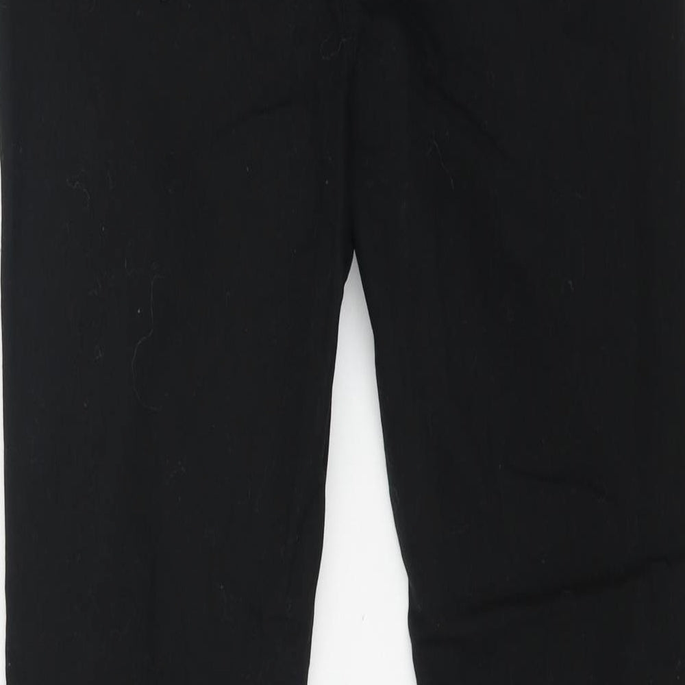 Denim Womens Black Cotton Skinny Jeans Size 12 L30 in Regular Button