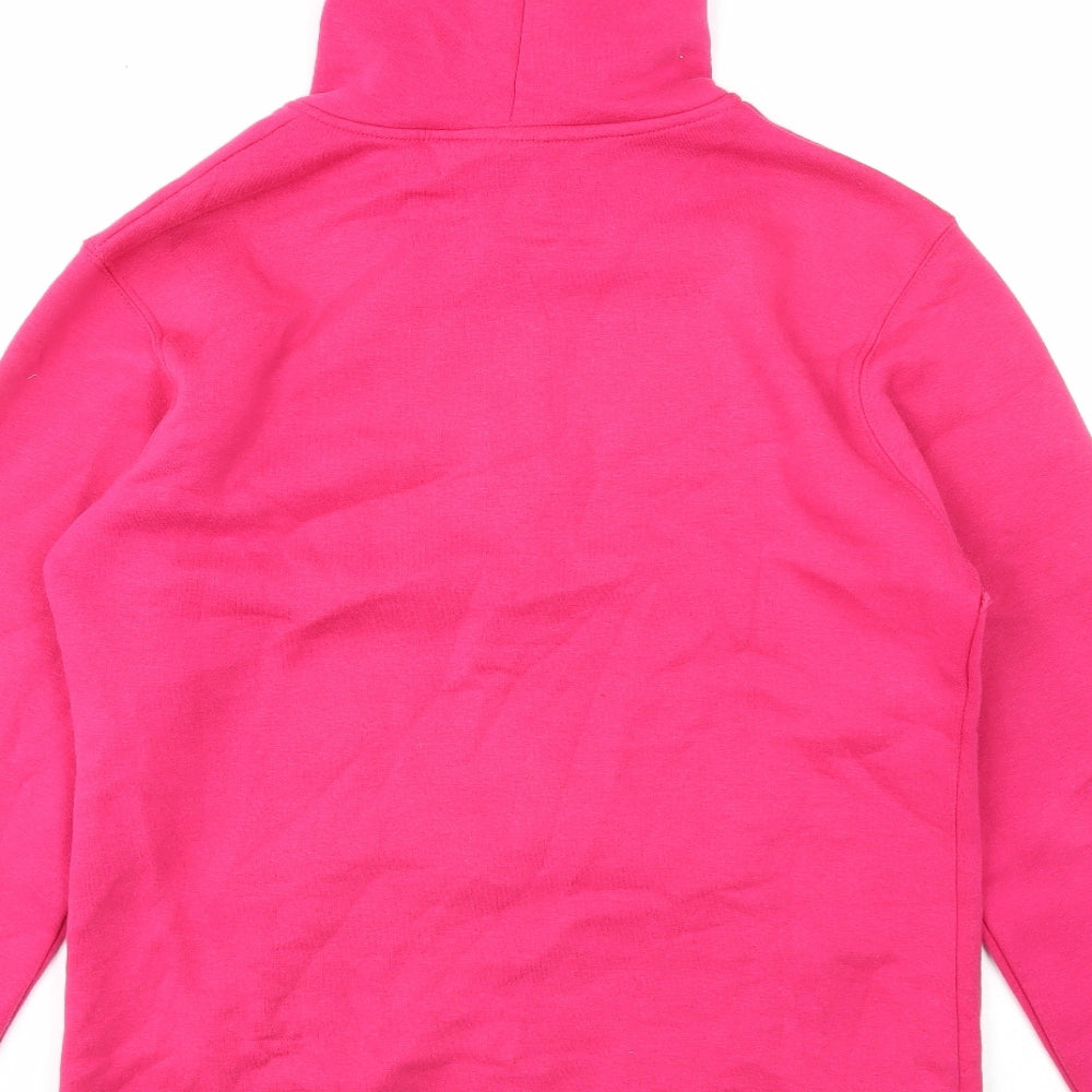 Pride of Liverpool Womens Pink Cotton Full Zip Hoodie Size 2XL Zip