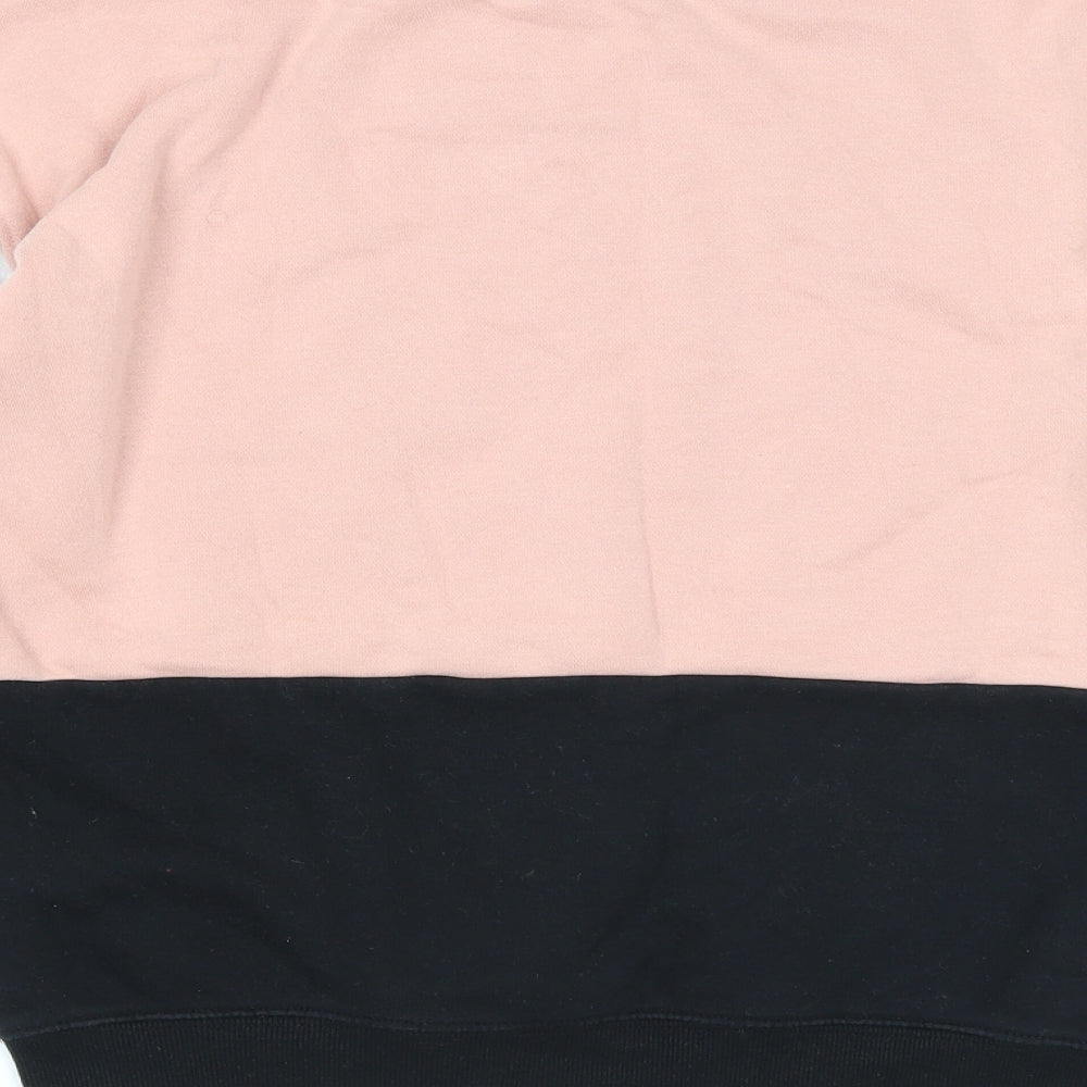 George Womens Multicoloured Colourblock Cotton Pullover Sweatshirt Size S Pullover - Pudsey
