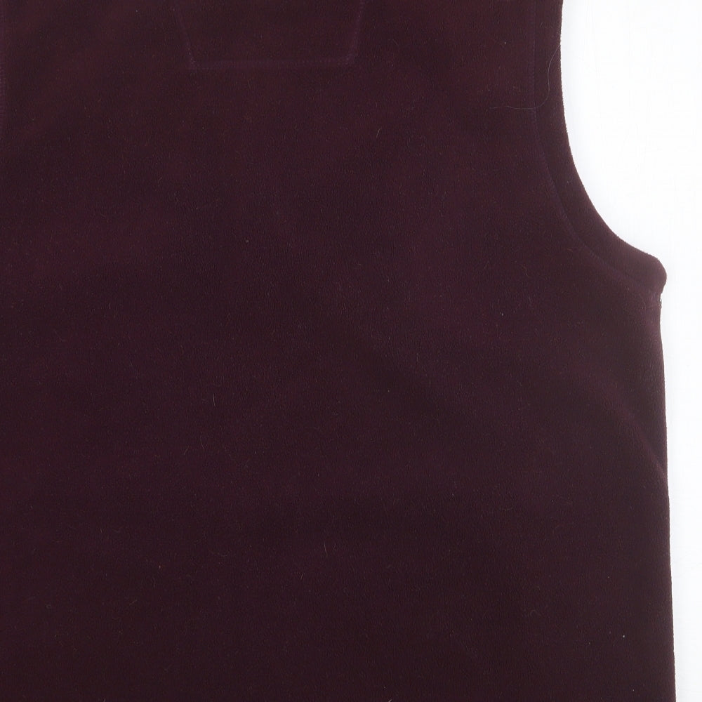 James Pringle Mens Purple Gilet Waistcoat Size M Zip