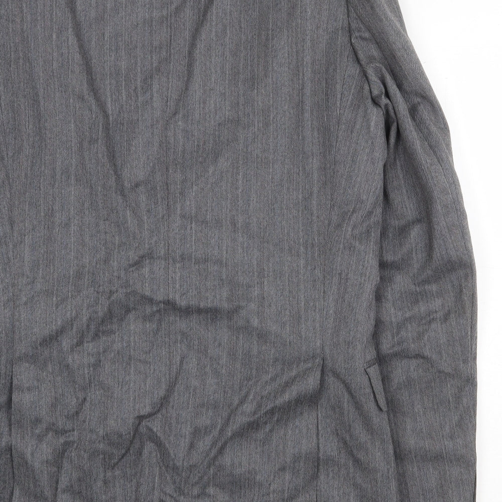 Marks and Spencer Mens Grey Polyester Jacket Suit Jacket Size 40 Regular