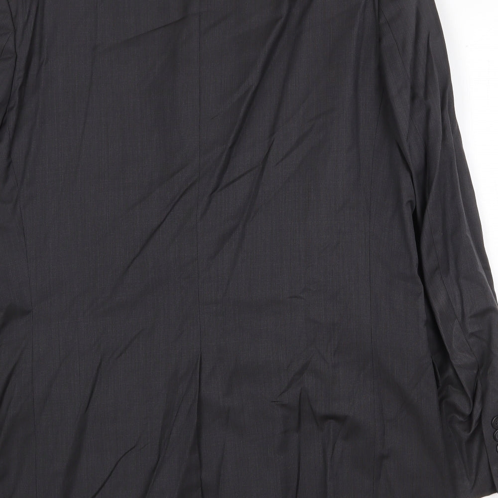Marks and Spencer Mens Grey Wool Jacket Suit Jacket Size 42 Regular