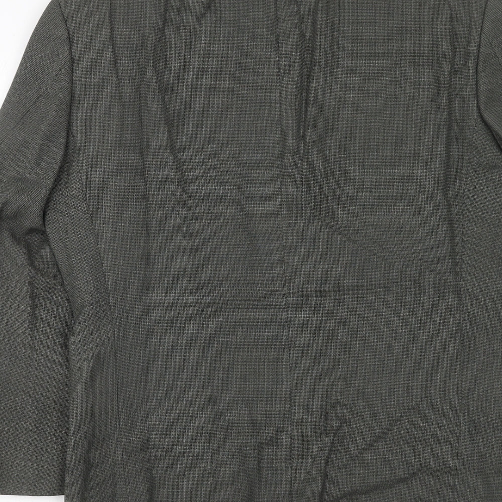 Marks and Spencer Mens Grey Wool Jacket Suit Jacket Size 38 Regular