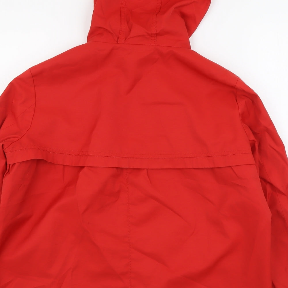 Marks and Spencer Womens Red Jacket Size 12 Zip