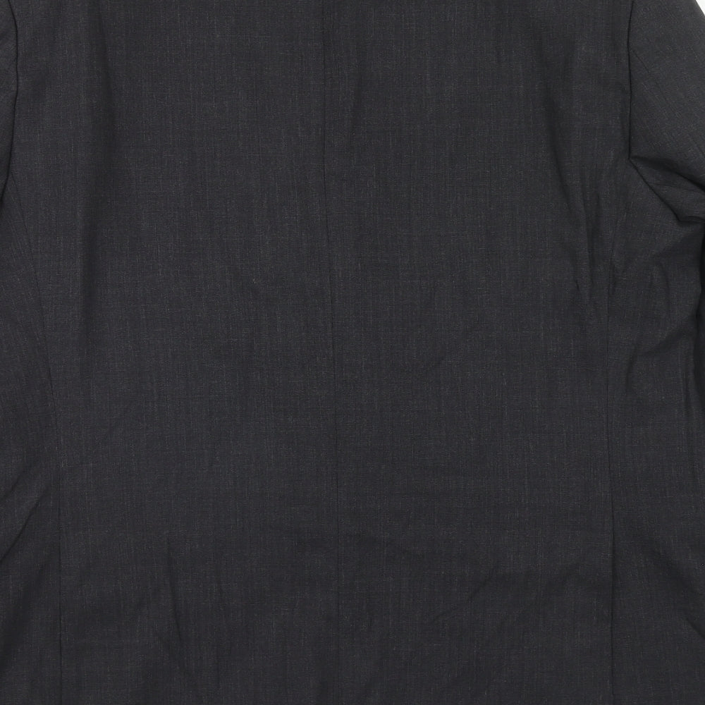 Marks and Spencer Mens Grey Wool Jacket Suit Jacket Size 42 Regular