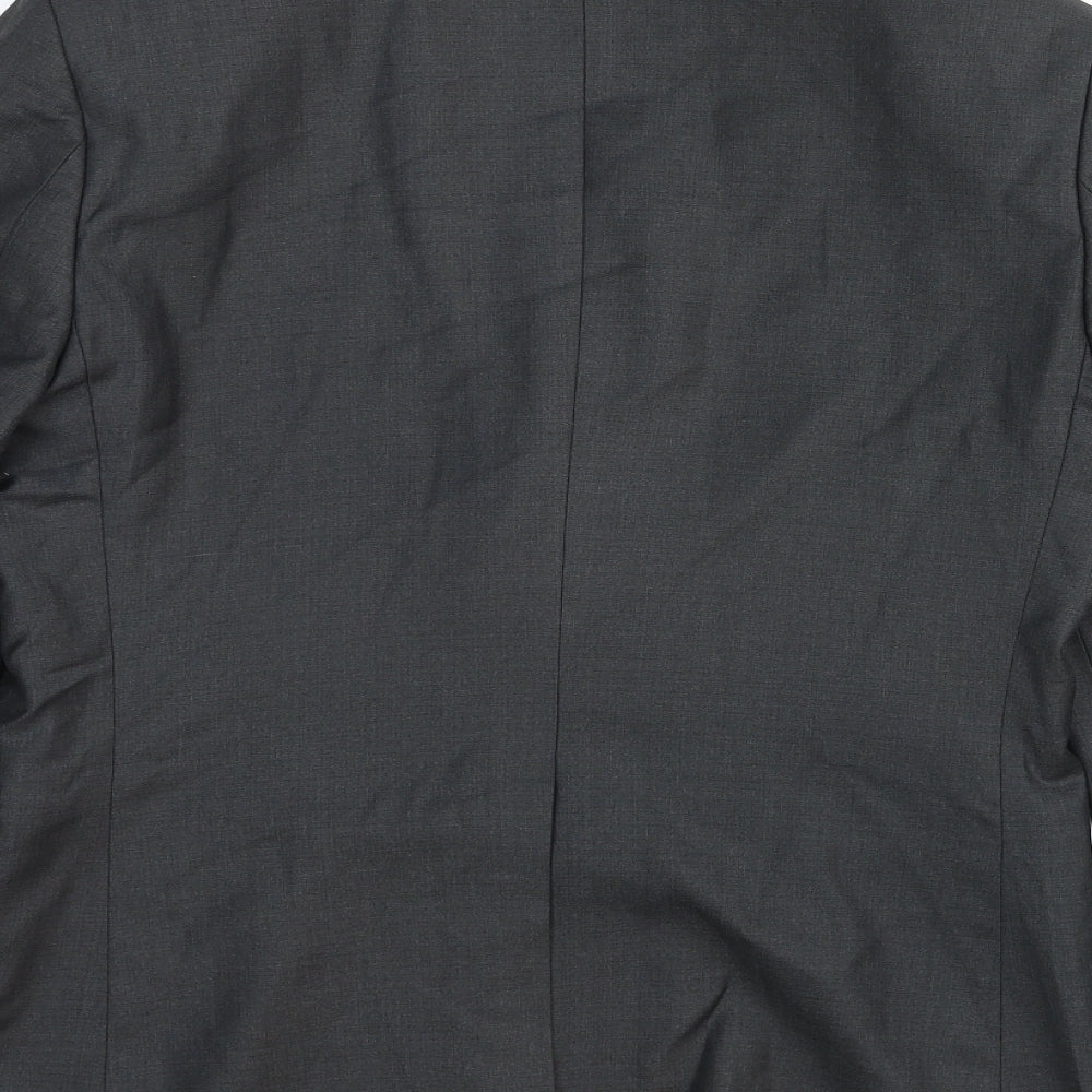 Frencheye Mens Grey Wool Jacket Suit Jacket Size 38 Regular