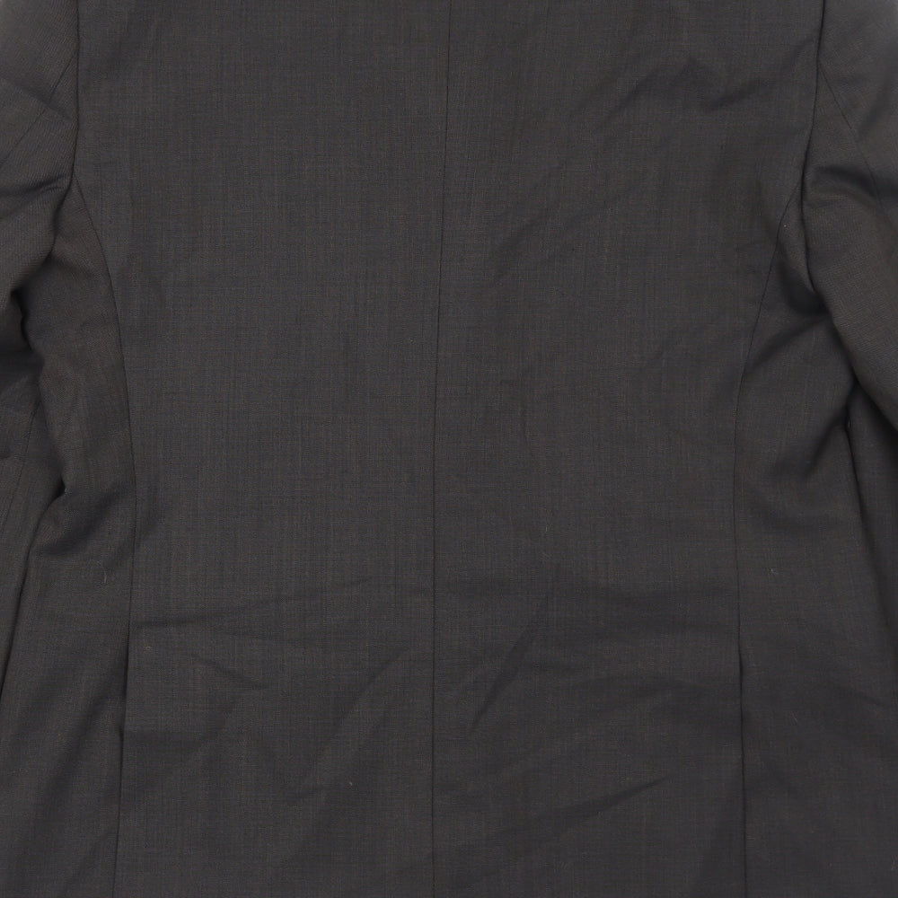 Marks and Spencer Mens Grey Wool Jacket Suit Jacket Size 38 Regular