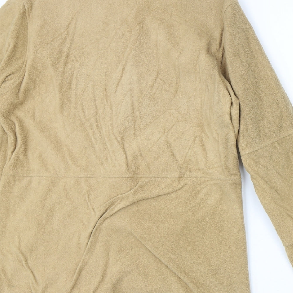 Marks and Spencer Womens Beige Jacket Size 14 Zip