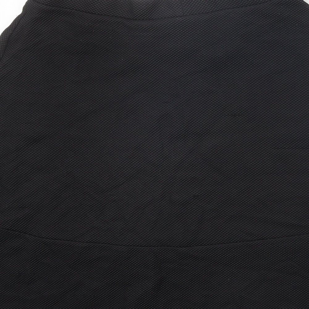 H&M Womens Black Polyester A-Line Skirt Size M