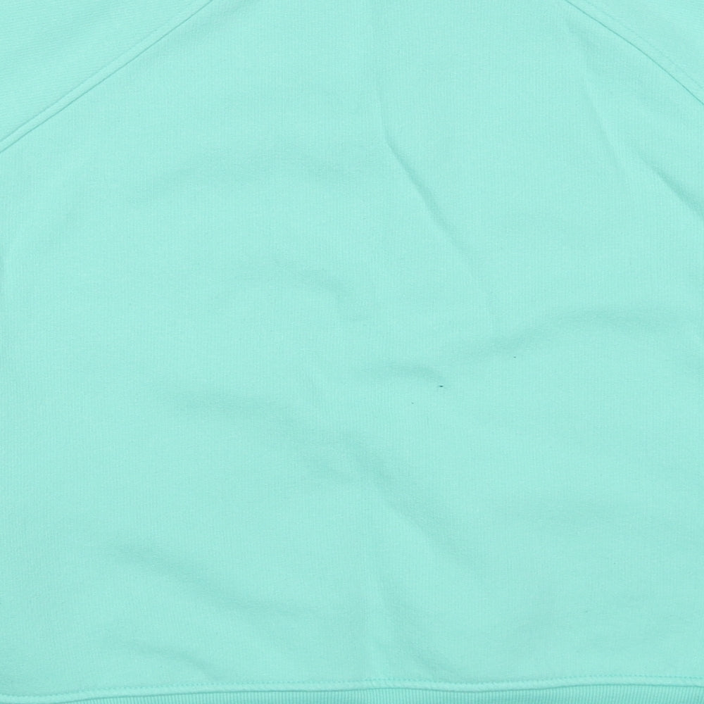 Marks and Spencer Womens Blue Polyester Pullover Sweatshirt Size 14 Pullover