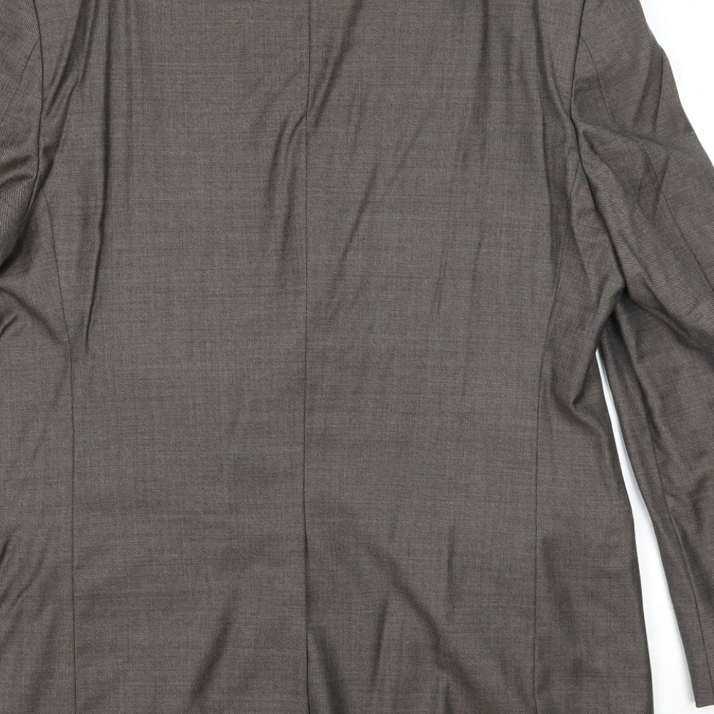 Marks and Spencer Mens Grey Wool Jacket Suit Jacket Size 40 Regular