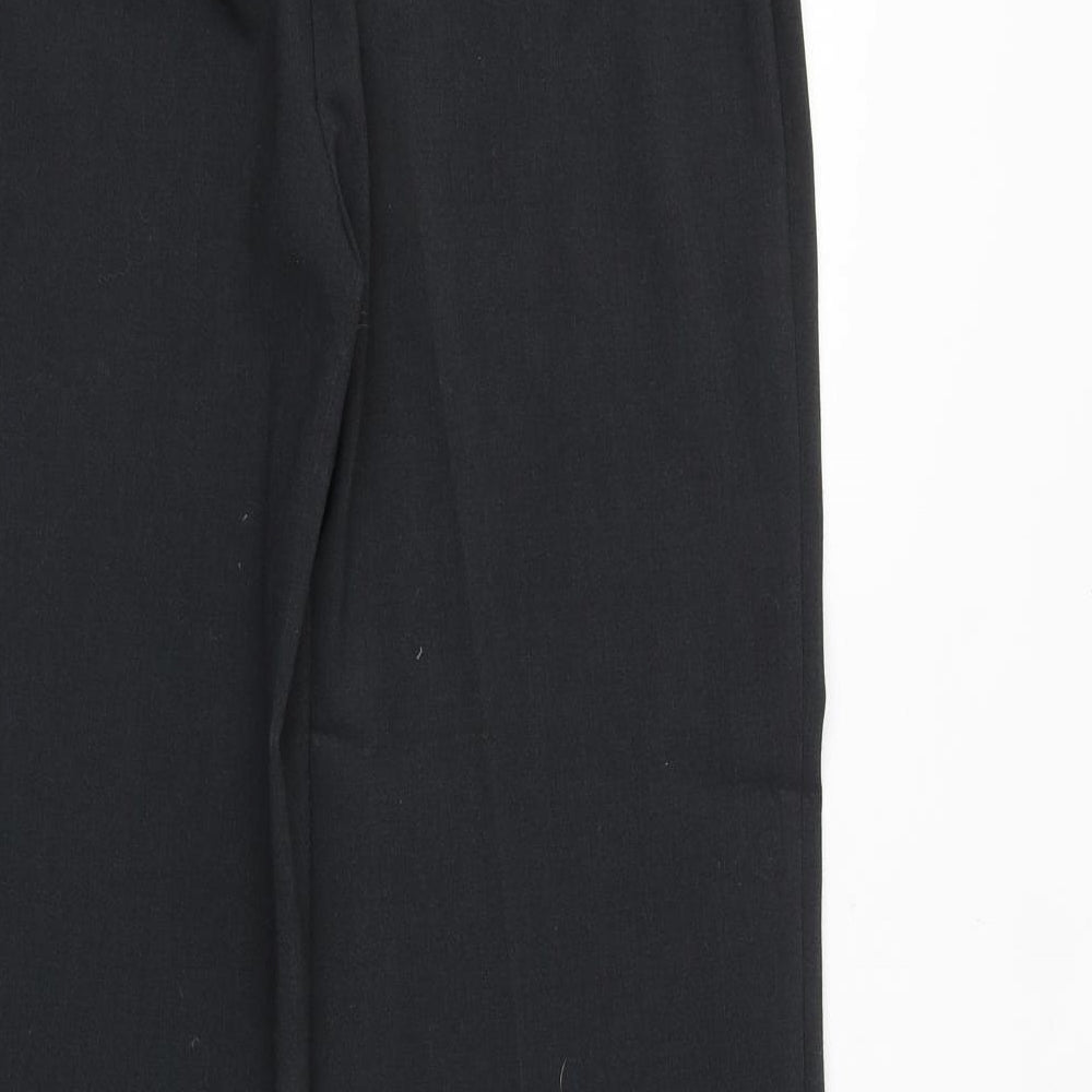 Marks and Spencer Womens Grey Polyester Dress Pants Trousers Size 8 Regular Zip