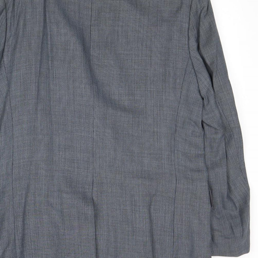 Marks and Spencer Mens Grey Wool Jacket Suit Jacket Size 40 Regular