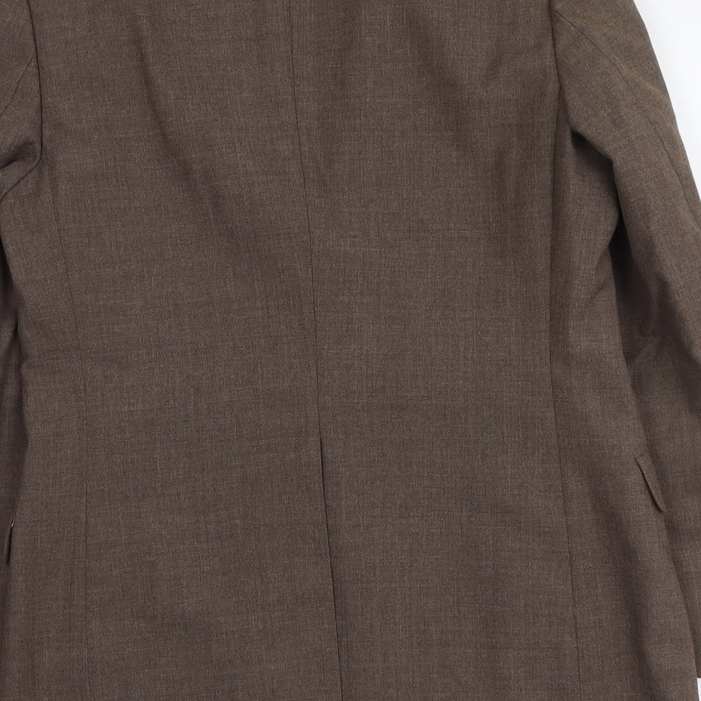 Marks and Spencer Mens Brown Polyester Jacket Suit Jacket Size M Regular