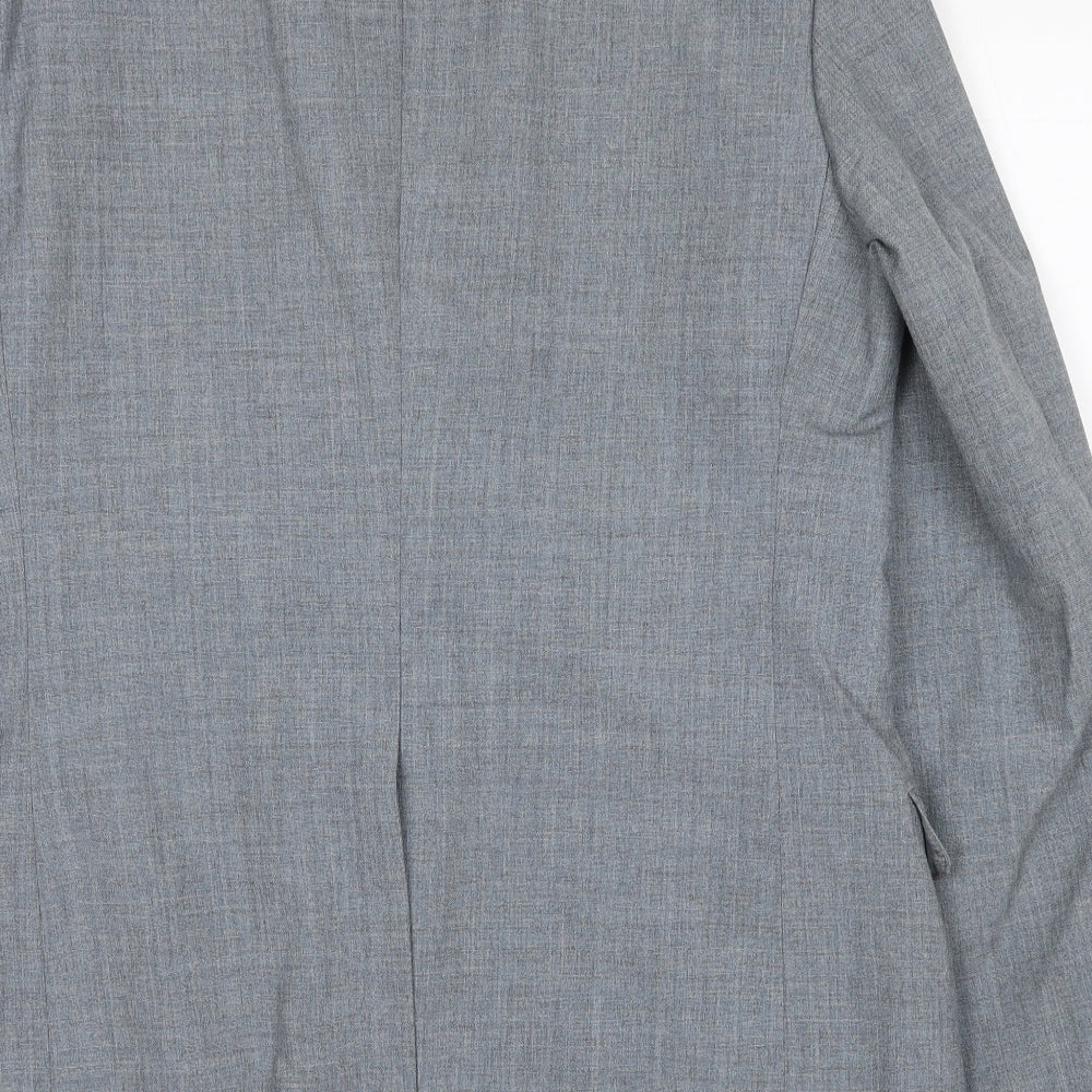 Marks and Spencer Mens Grey Polyester Jacket Suit Jacket Size M Regular